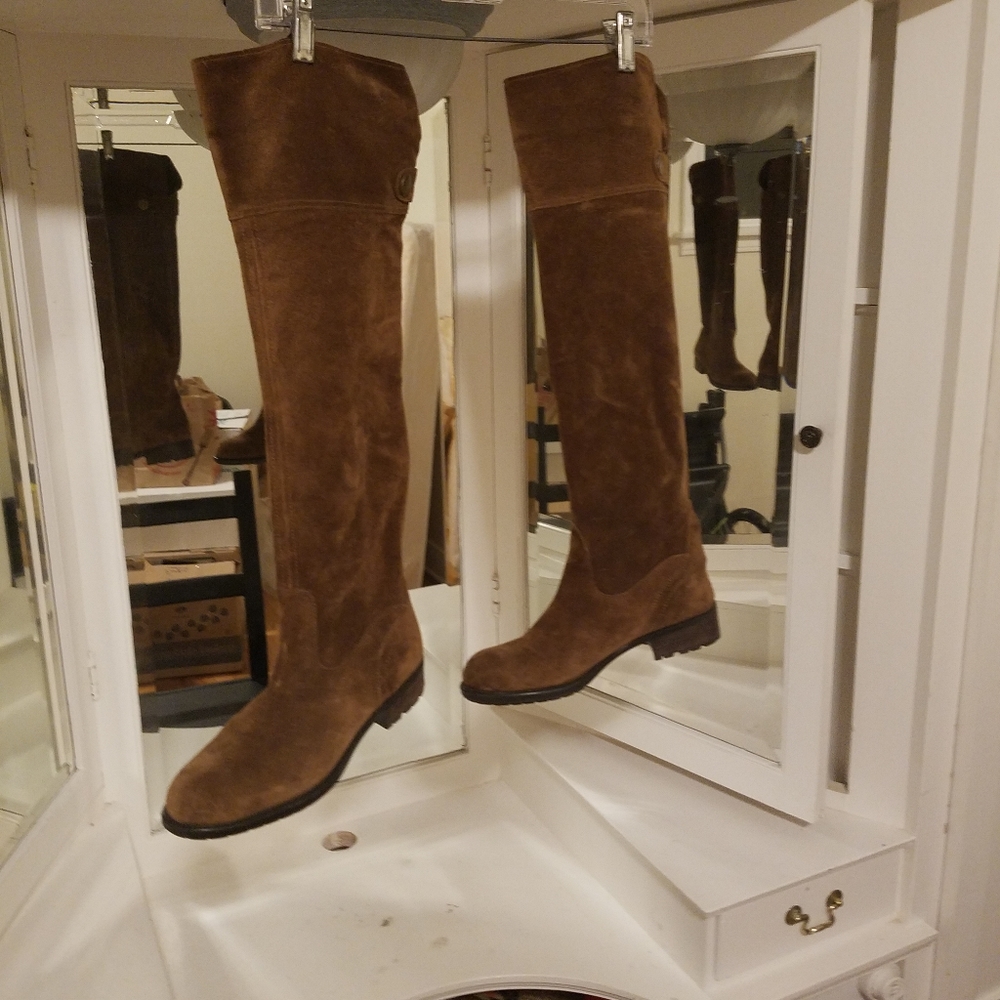 Franco Sarto suede over the knee riding boot